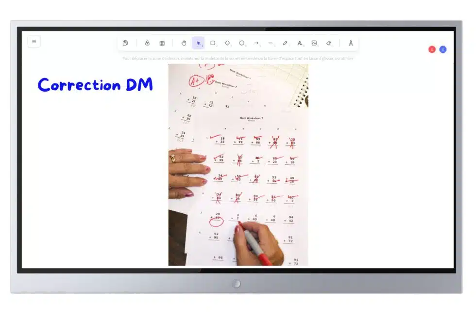 Tableau blanc interactif